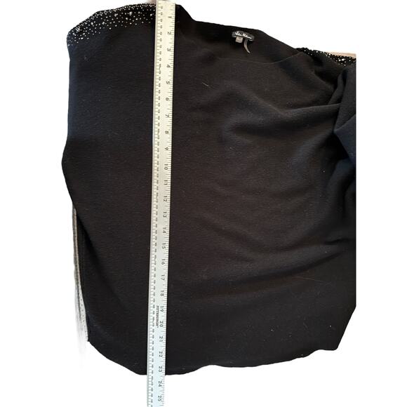 Vila Milano Black Embellished wool blend Sweater Sz M - Picture 5 of 7